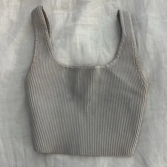 Aritzia babaton sculpt knit tank white xs - Picture 7 of 7